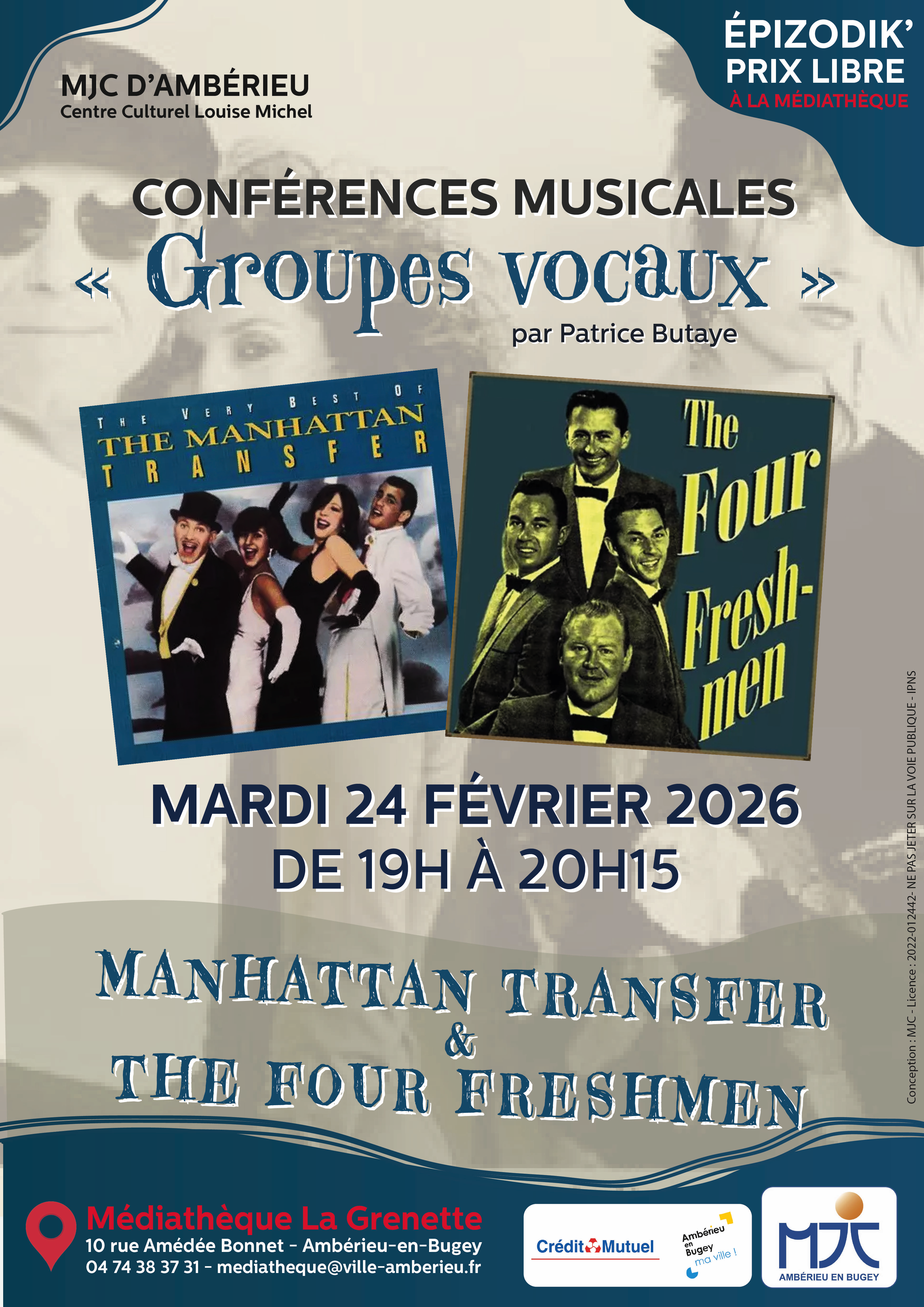 Mardi 24 Février à 19h